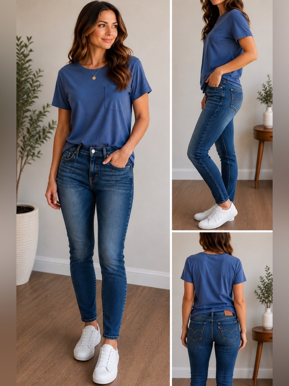 Levi’s 311 Shaping Skinny Jeans Women’s Size 25 Medium Wash Stretch Denim